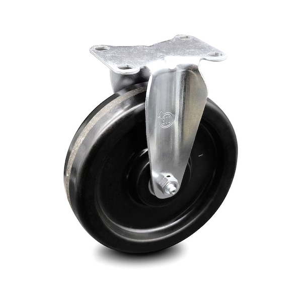 6 Inch Phenolic Wheel Rigid Top Plate Caster